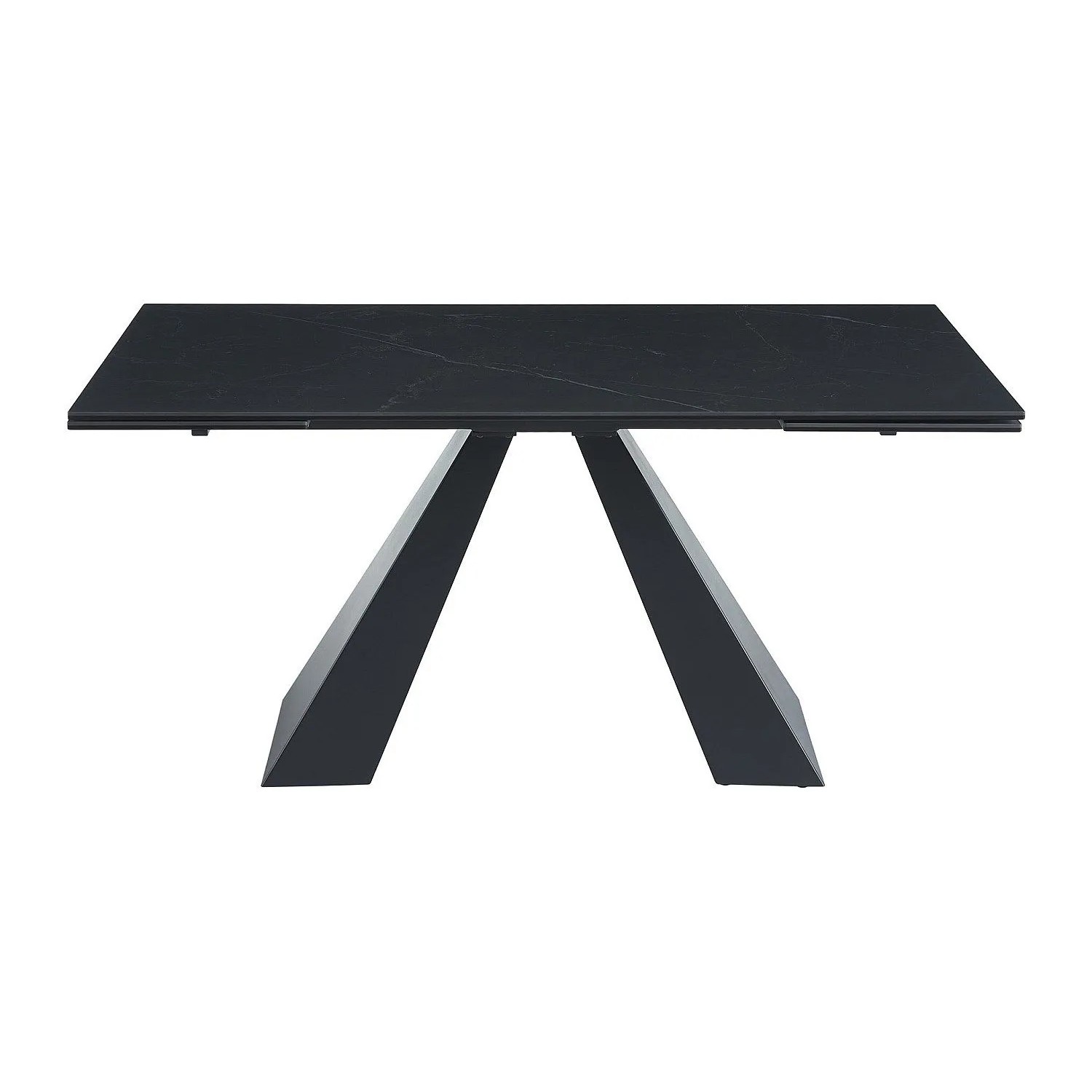 Vente-unique Esstisch Lozipa Schwarz 200 cm  160 cm  240 cm