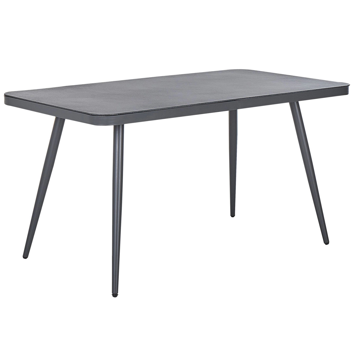 Beliani Gartentisch LIPARI Dunkelgrau 80x140x75 günstig online kaufen