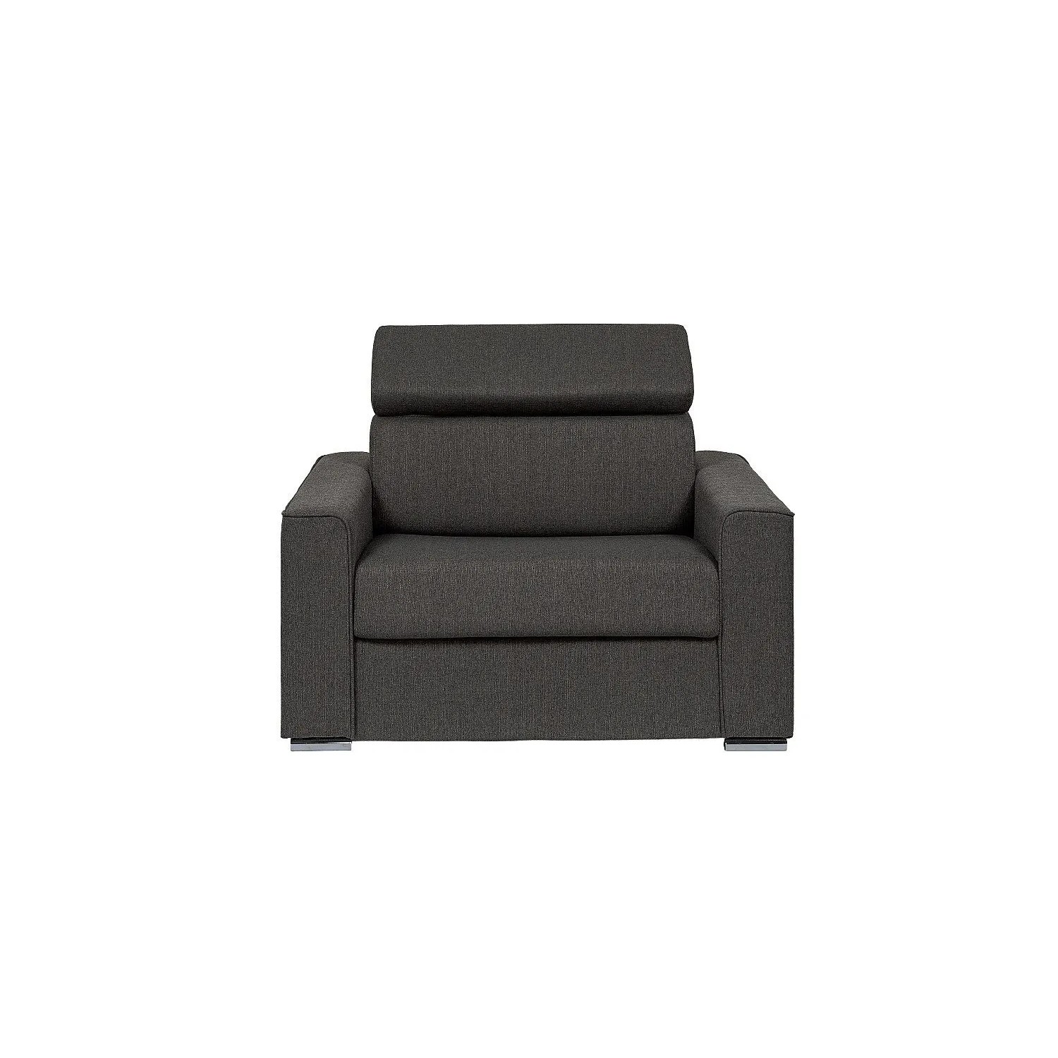 Vente-unique Schlafsessel Vizir Grau 127 cm