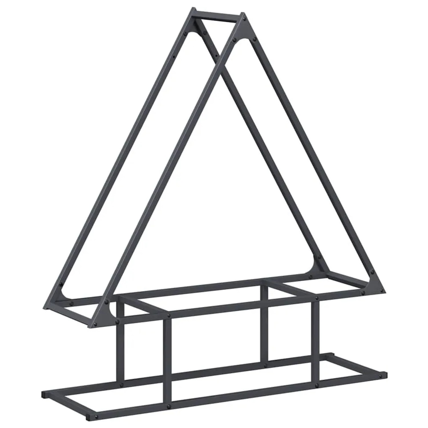 vidaXL Brennholzregal Anthrazit 80x25x90 cm Kaltgewalzter Stahl 864317