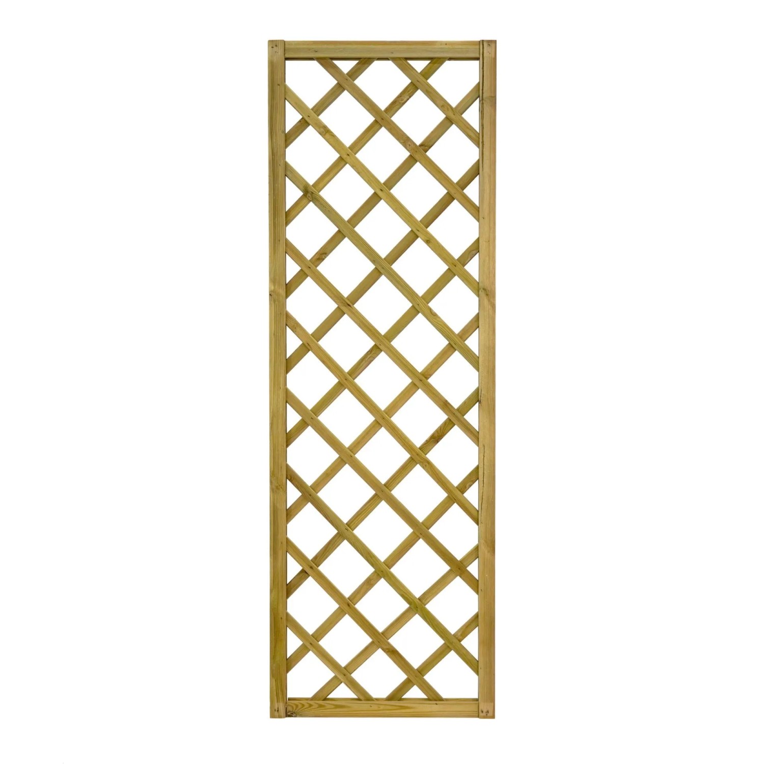 GartenLand Rankgitter VARIO Gerade 11x11 cm Loch 60x180 cm Holzzaun Kiefer PEFC KDI Grün 44x44 mm Rahmen 12x30 mm Lamellen