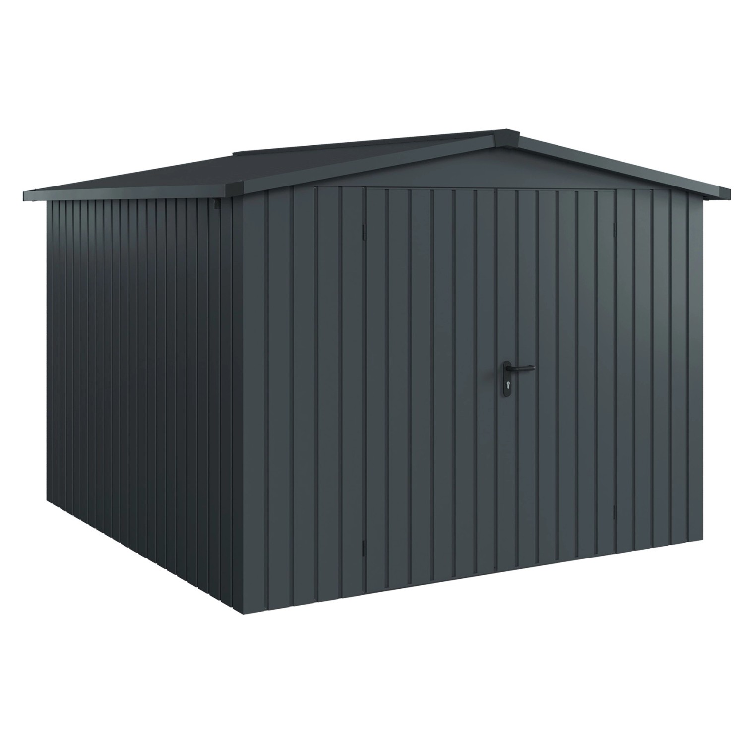 Hörmann EcoStar Gerätehaus Euroline Satteldach 2-flg 285 x 278 cm Anthrazit günstig online kaufen
