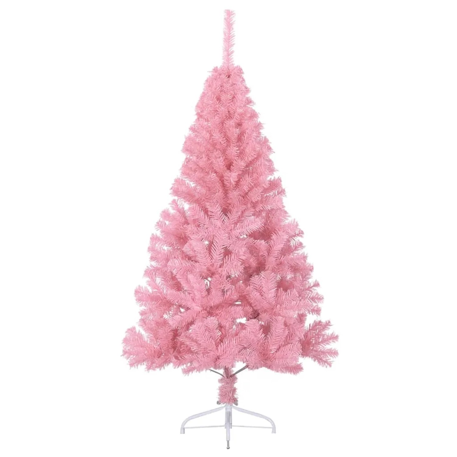 Thumbnail - vidaXL Künstlicher Halb-Weihnachtsbaum mit Ständer Rosa 120 cm PVC