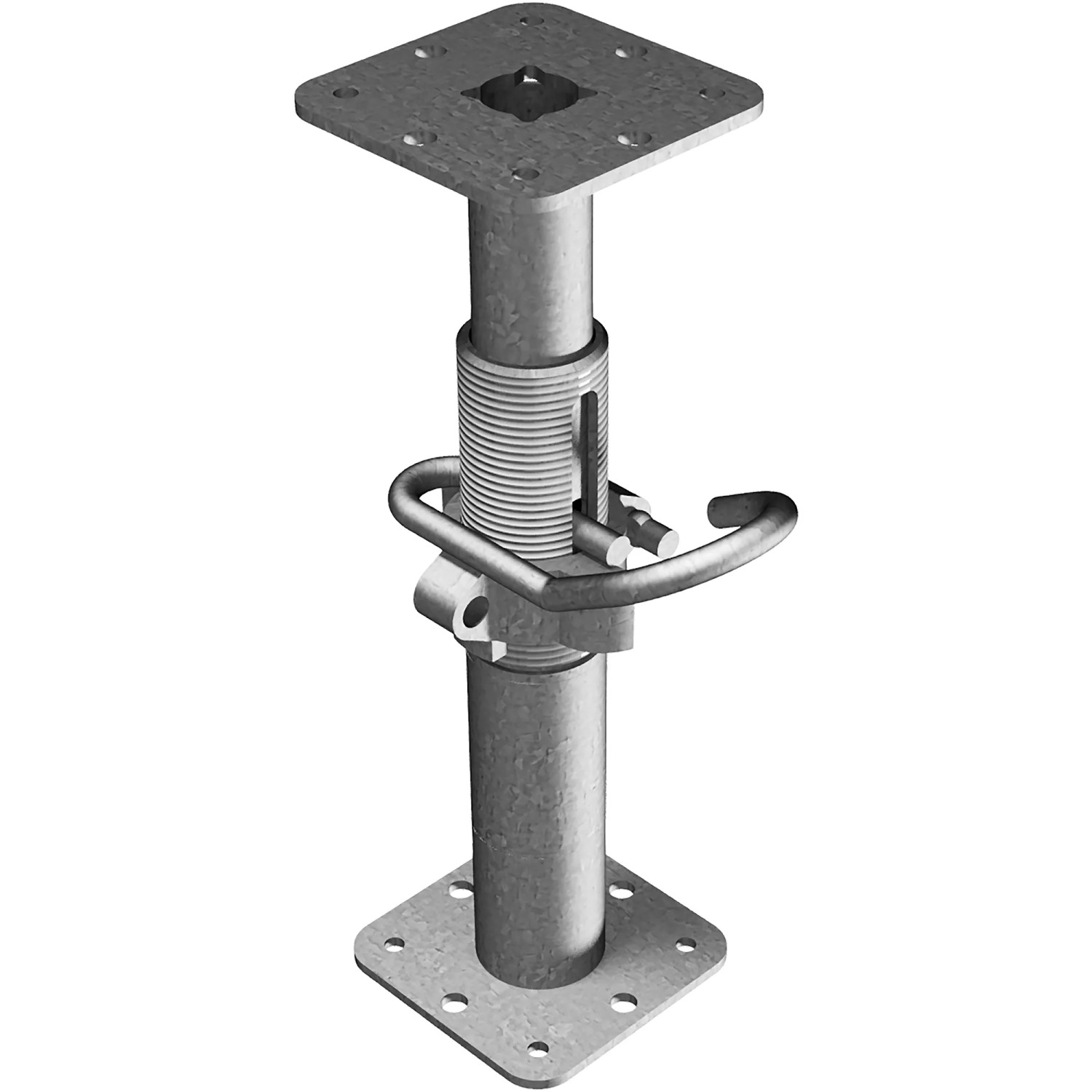 Schake Uni-Stütze Auszugslänge 450 mm - 620 mm Feuerverzinkt