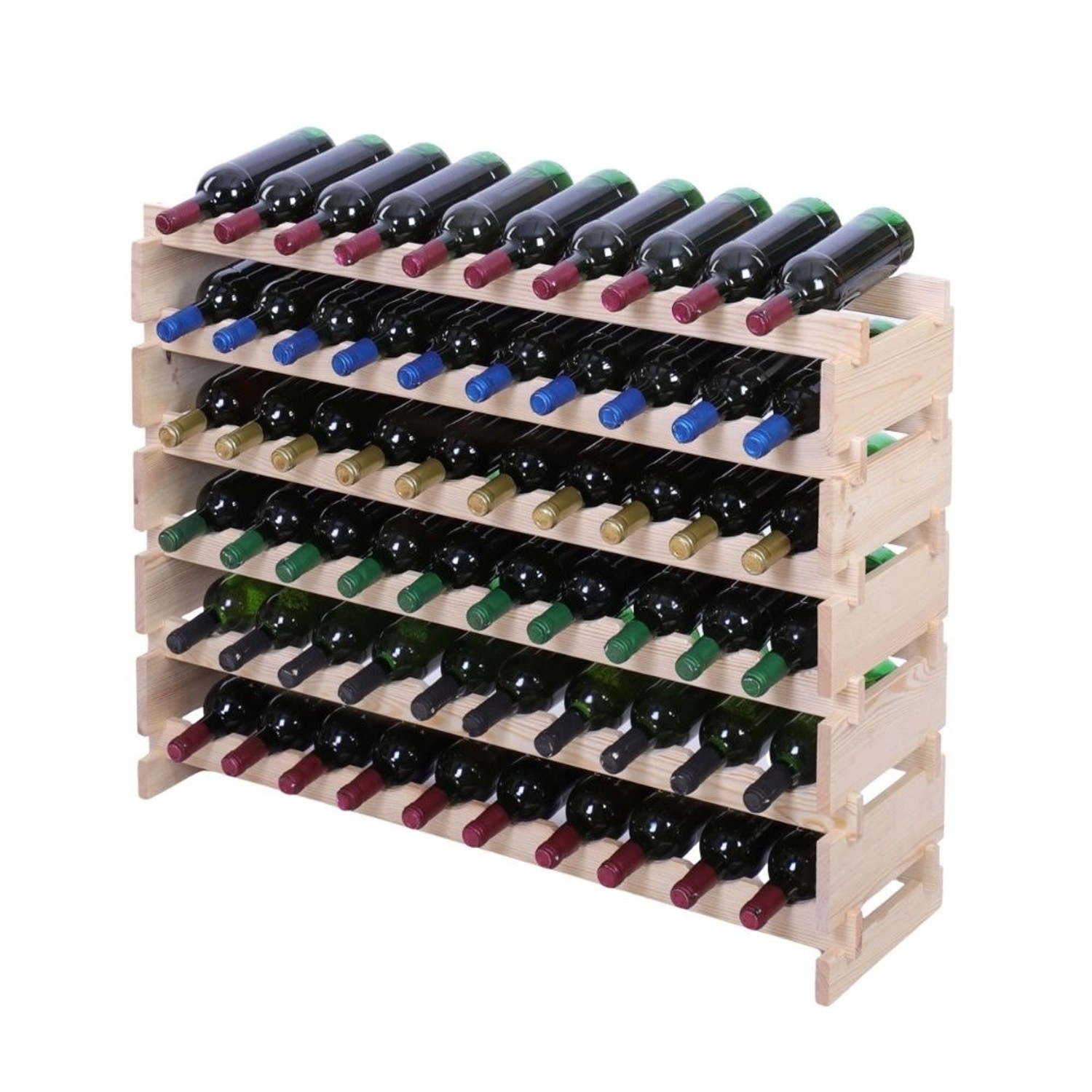 PROREGAL Weinregal VINOTECA FLEX PRO HxBxT 79x103x28cm 60 Flaschen Auf 6 Eb günstig online kaufen