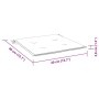 vidaXL Gartenstühle mit Taupe Kissen 2 Stk Massivholz Teak 3062495_12