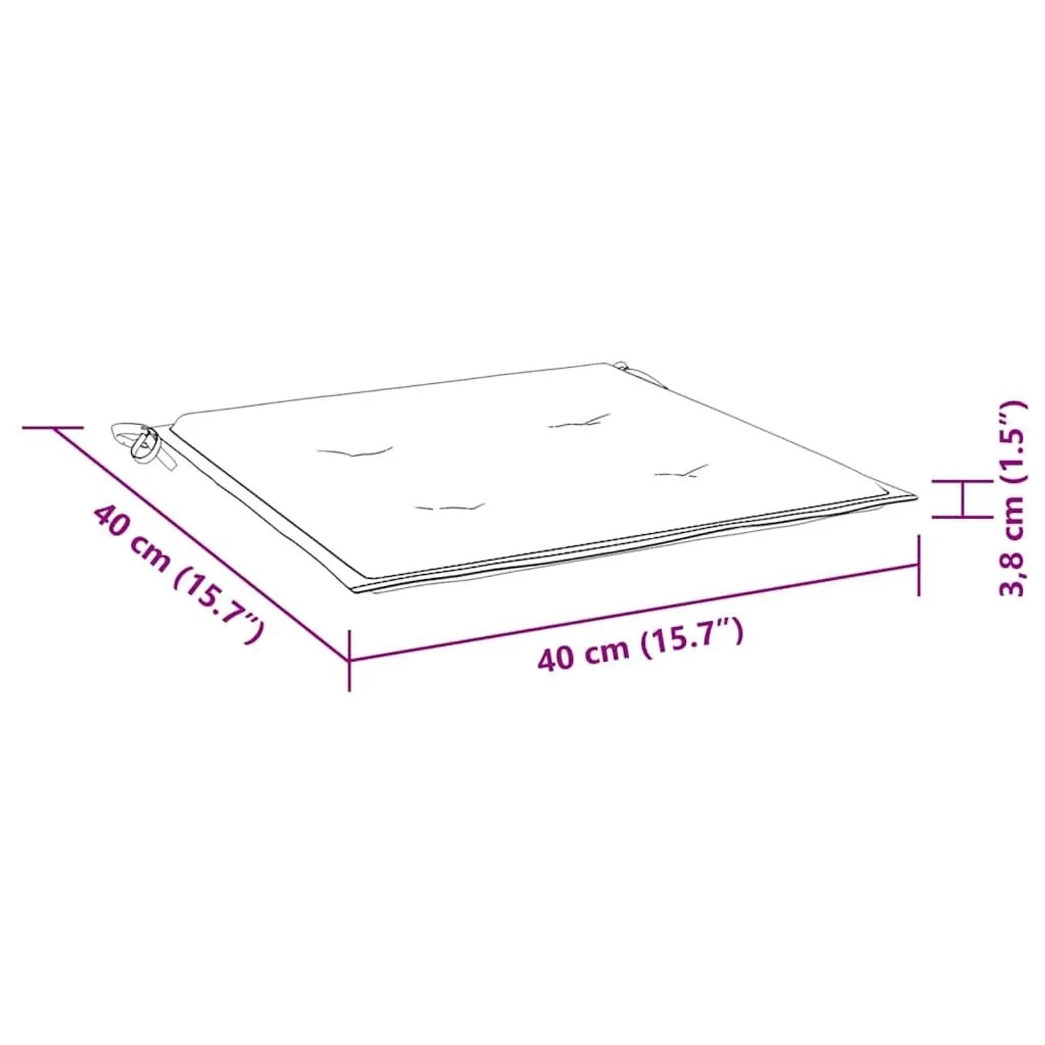 vidaXL Gartenstühle mit Taupe Kissen 2 Stk Massivholz Teak 3062495_12