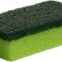 Topfreiniger-Schwamm, grün, mit Scheuerseite für Küche & Haushalt, 28er Set.