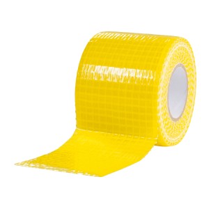 Gelbes OBI Rutsch-Stopp Tape, 760 cm lang und 6,4 cm breit, auf einer Rolle.