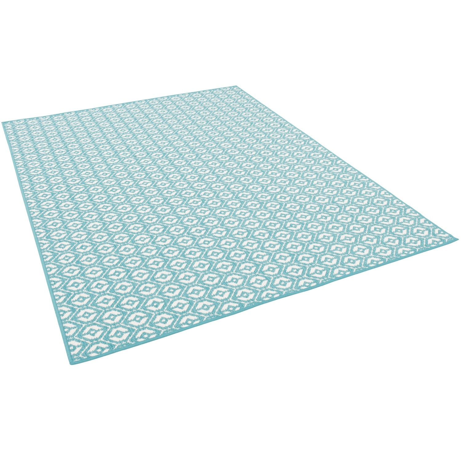 Snapstyle In- und Outdoor Teppich Beidseitig Cape Cod Türkis 80x240cm günstig online kaufen