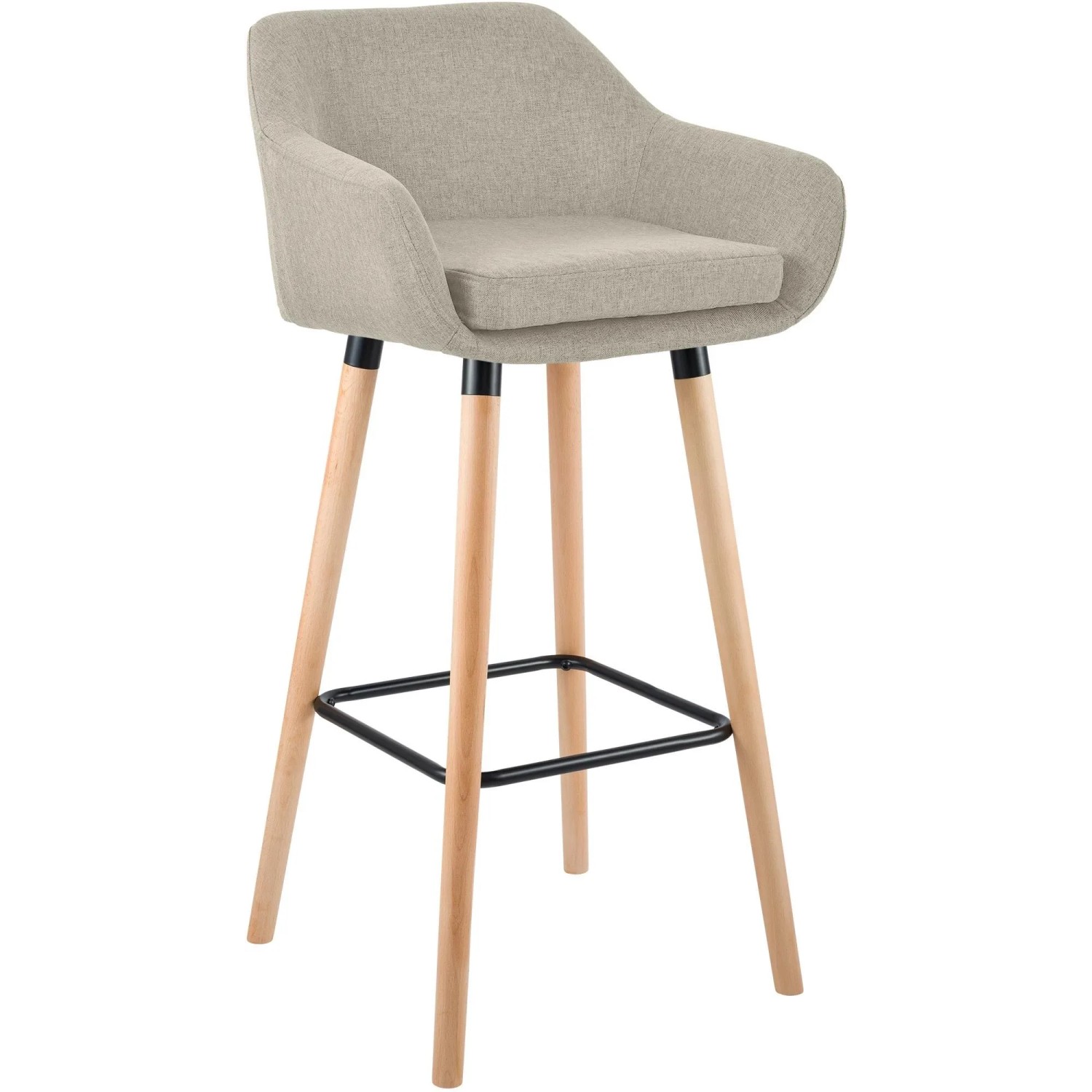 CLP Barhocker Grant Stoff Creme
