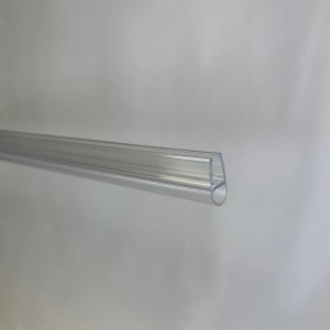 Transparentes Breuer Dichtprofil Vertikal für Espira Dusche, 6 mm Glasstärke.