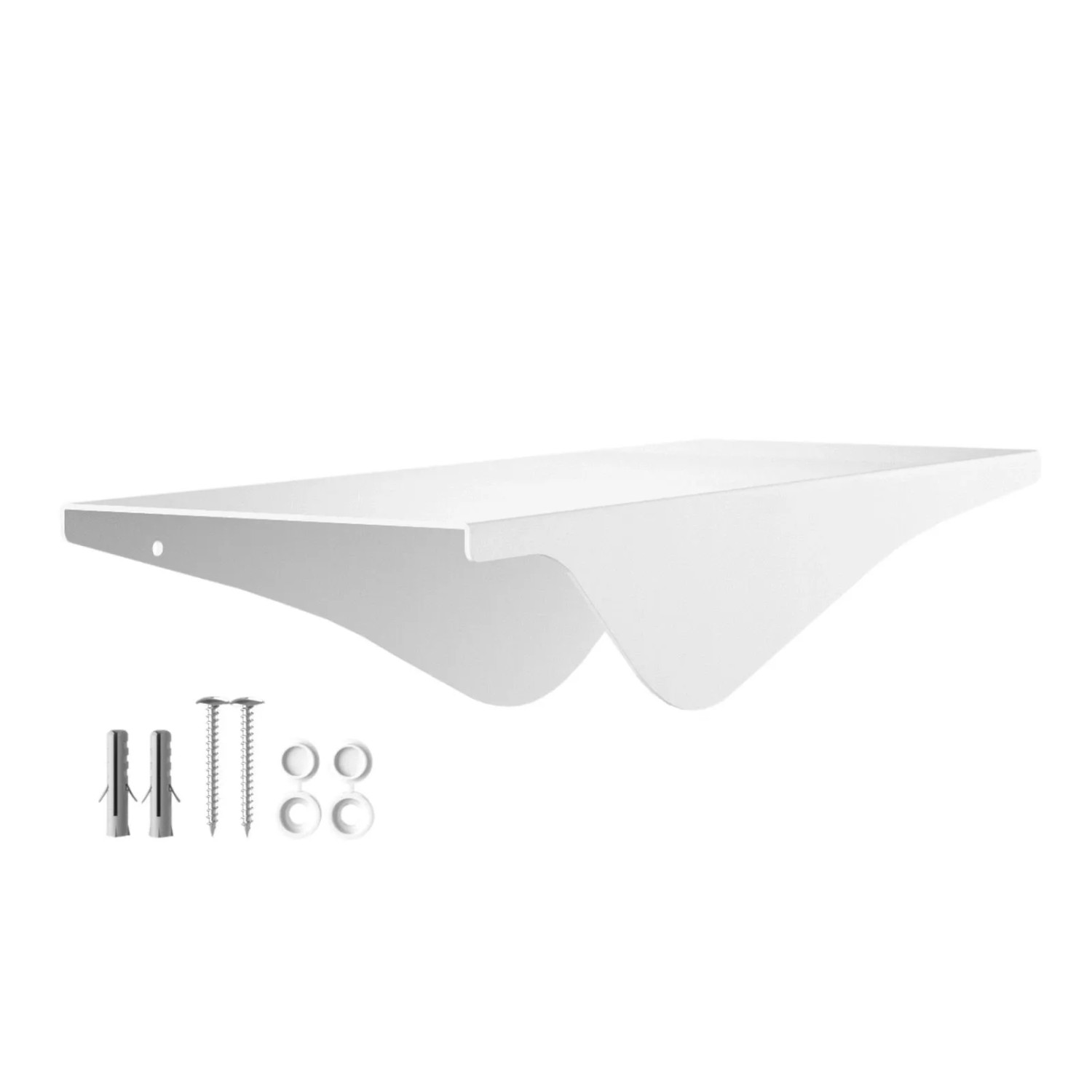 SOTECH Design Wandregal HOVER-VIII 350 x 130 x 80 mm Weiß für Wandmontage günstig online kaufen