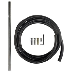 Einhell Druckluft-Saugstrahlpistole Zubehör: Schlauch, Saugrohr und Düsen für Kompressor Sandstrahlarbeiten.