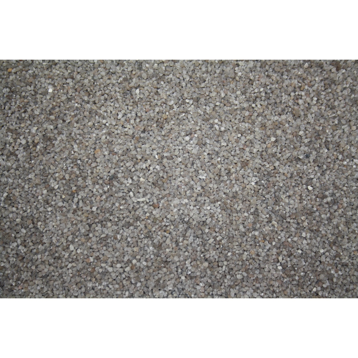 Nuber Aquarien-Quarzkies 1 mm - 2 mm Grau-Weiß 10 kg