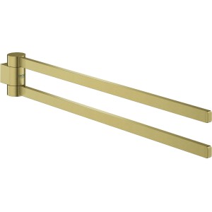 Grohe Selection Handtuchhalter, 2-armig, schwenkbar, Cool Sunrise gebürstet.
