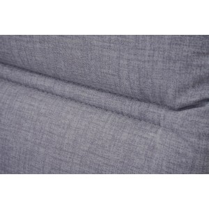 Detailaufnahme: Graue Siena Garden Sesselauflage Comfort, 120x48x7 cm, mit Steppnaht.