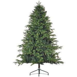HOMCOM künstlicher Weihnachtsbaum, 183 cm hoch, mit realistischem Nadelkleid und stabilem Metallfuß.