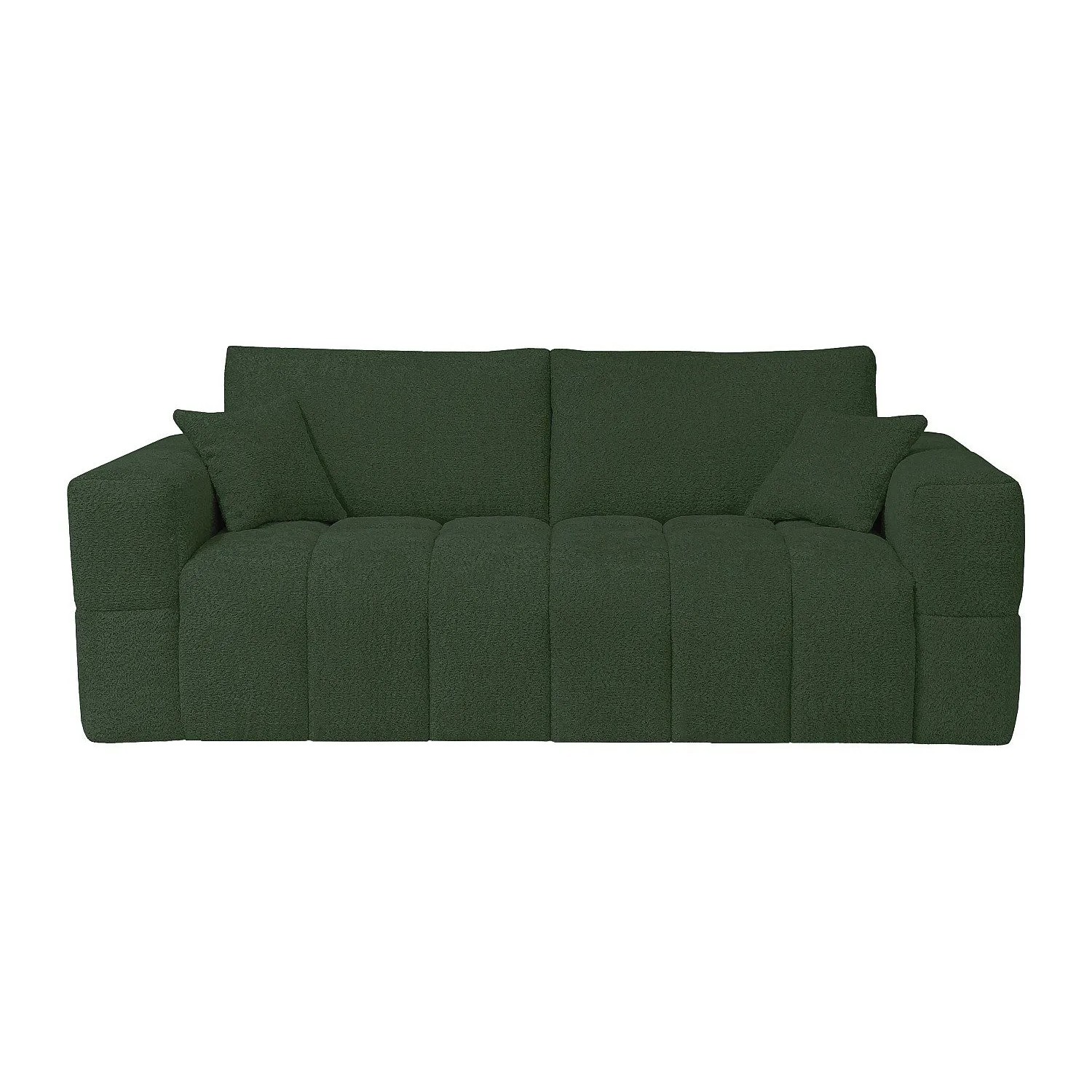 Vente-unique Schlafsofa Issoro Grün 235 cm