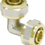 Messing Winkel-Schraubfitting, 16 mm, für Heizung und Trinkwasserinstallation.