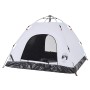 vidaXL Campingzelt 3 Personen Weiß Verdunkelungsstoff Quick Release 4004168_5