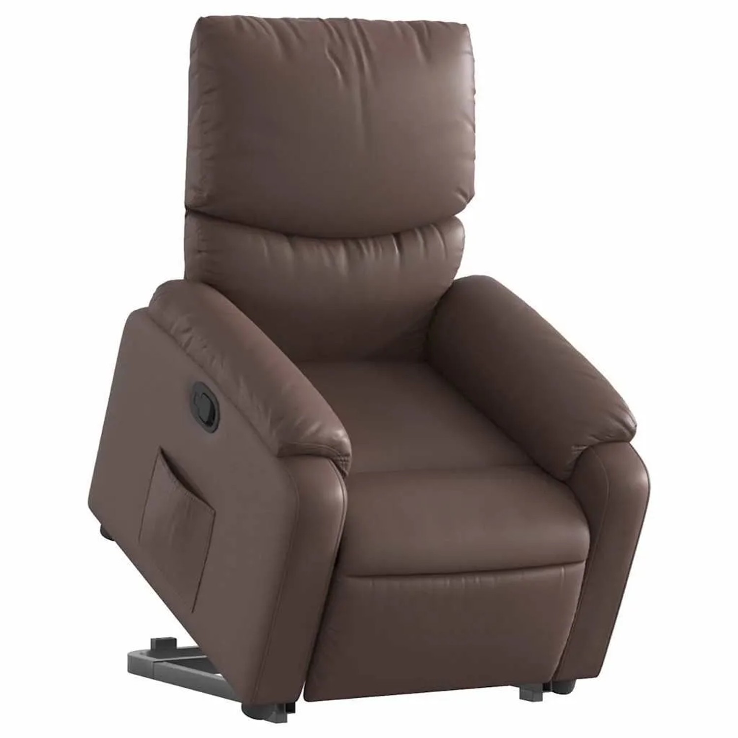 vidaXL Relaxsessel mit Aufstehhilfe Braun Kunstleder 3204888 günstig online kaufen