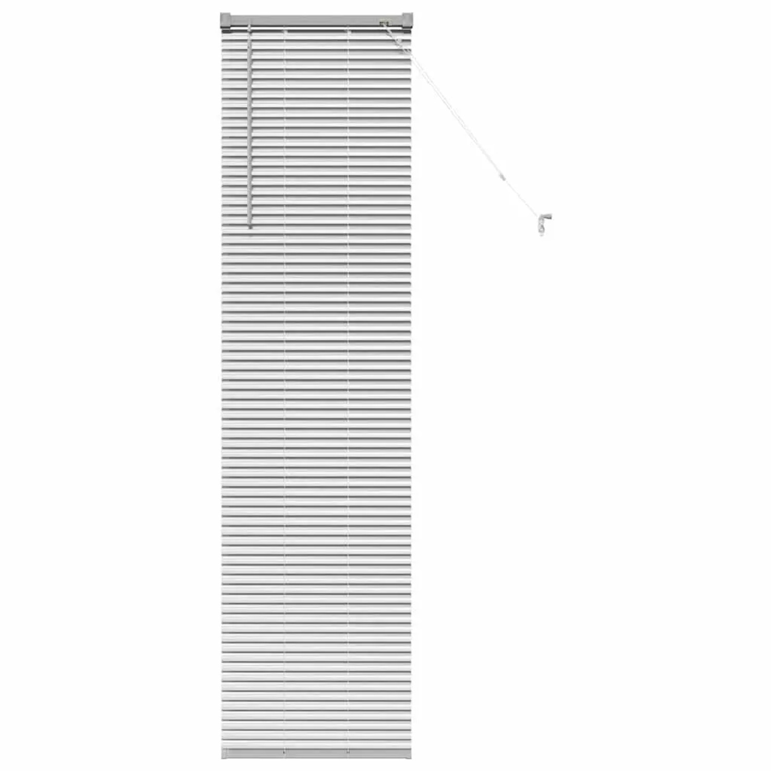 vidaXL Balkenjalousien mit Vorhängen Silber 175 x 50 cm Aluminium 42005912 günstig online kaufen