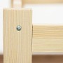 Detailaufnahme: PROREGAL Weinregal aus Kiefernholz, unbehandelt, mit Schraube.