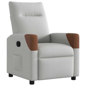 vidaXL Relaxsessel Wolkengrau Stoff 4104808