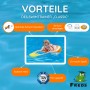 Freds Swim Academy Schwimmreifen Classic Orange für Kinder (2-6 Jahre) im Wasser.