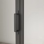 inova Loft Glasschiebetür 900 x 2150 mm Satiniert 4 Felder Komplettset aus Stahl in Schwarz inkl. 2Seitiger Softclose_4