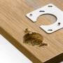 Hettich Reparaturblech, weiß, für 35 mm Topfscharnier auf Holzplatte.