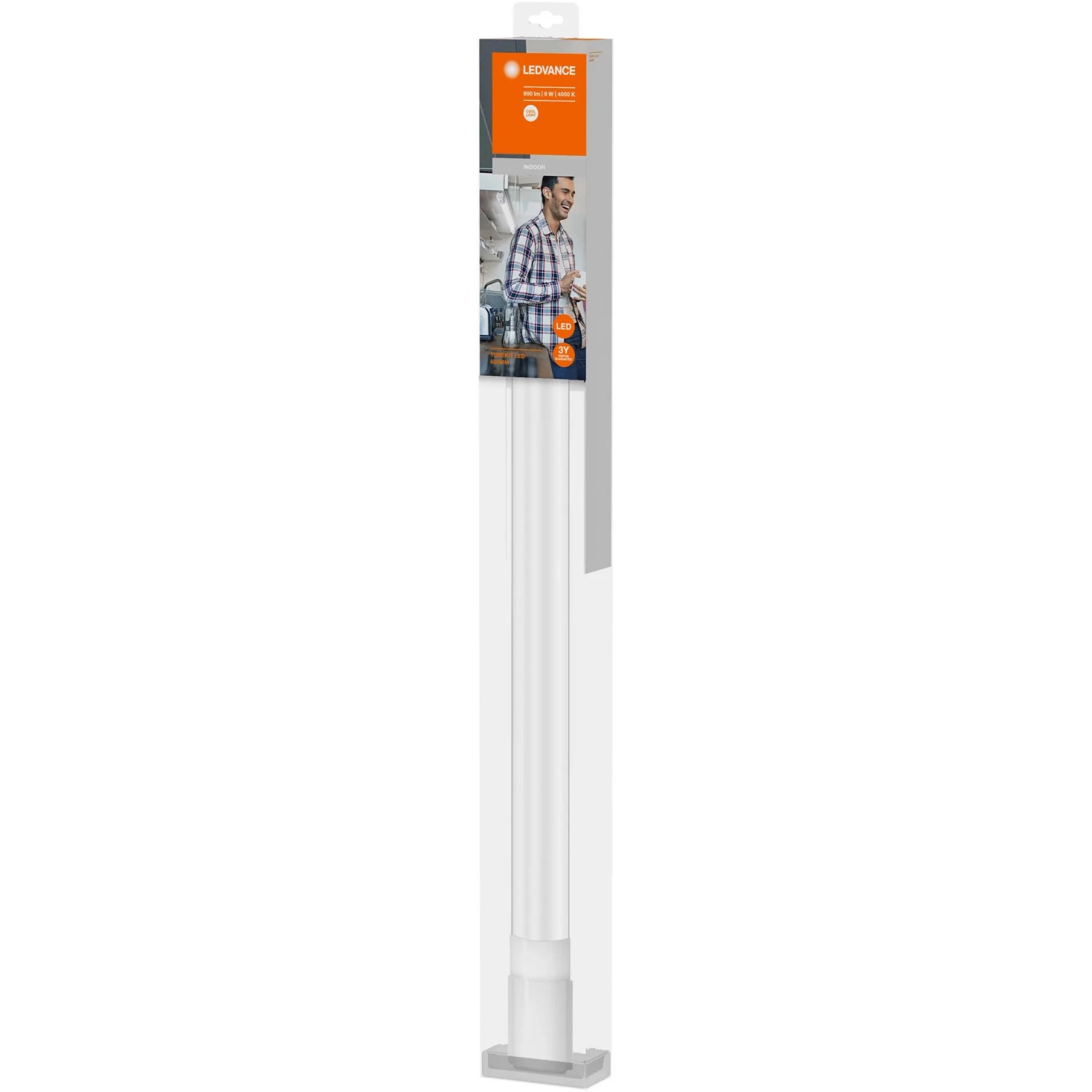 Ledvance LED-Unterbauleuchte TubeKit, 60cm, kaltweiß, in Verpackung. Ideal für Küche & Werkstatt.