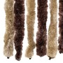 vidaXL Insektenschutz-Vorhang Beige und Hellbraun 90x220 cm Chenille 240571_5