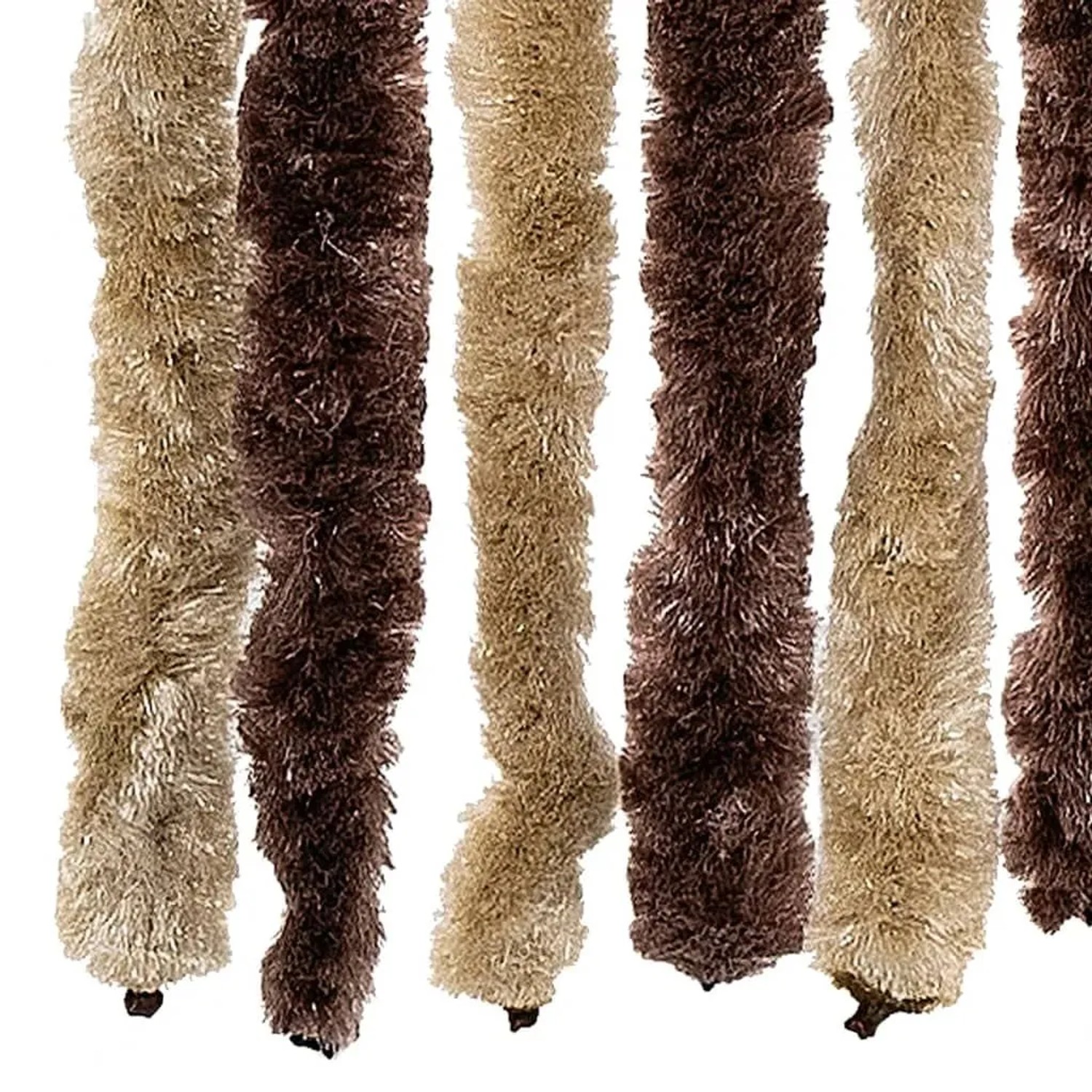 vidaXL Insektenschutz-Vorhang Beige und Hellbraun 90x220 cm Chenille 240571_5