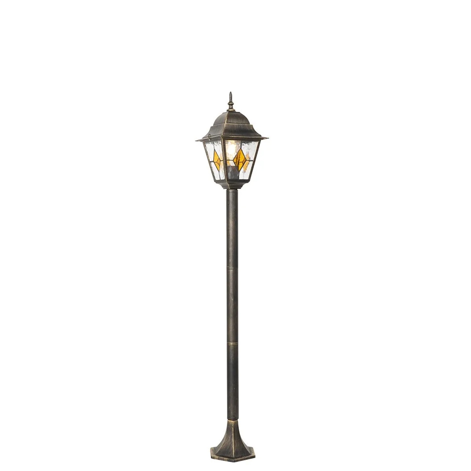 QAZQA Vintage Außenlaterne antikGold 120 cm Antigua