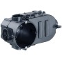Schwarze Kaiser Electronic-Dose 1068-02 für Unterputzmontage mit Kabeleinführungen.