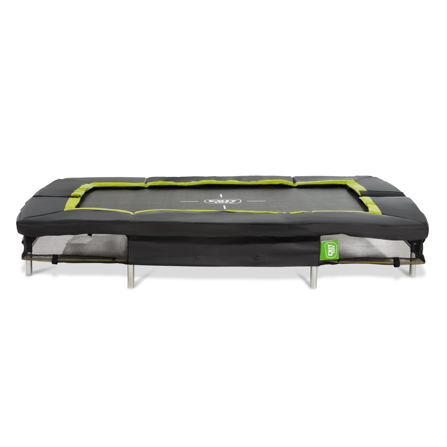 Exit Bodentrampolin Silhouette sports 153 cm x 214 cm Schwarz günstig online kaufen