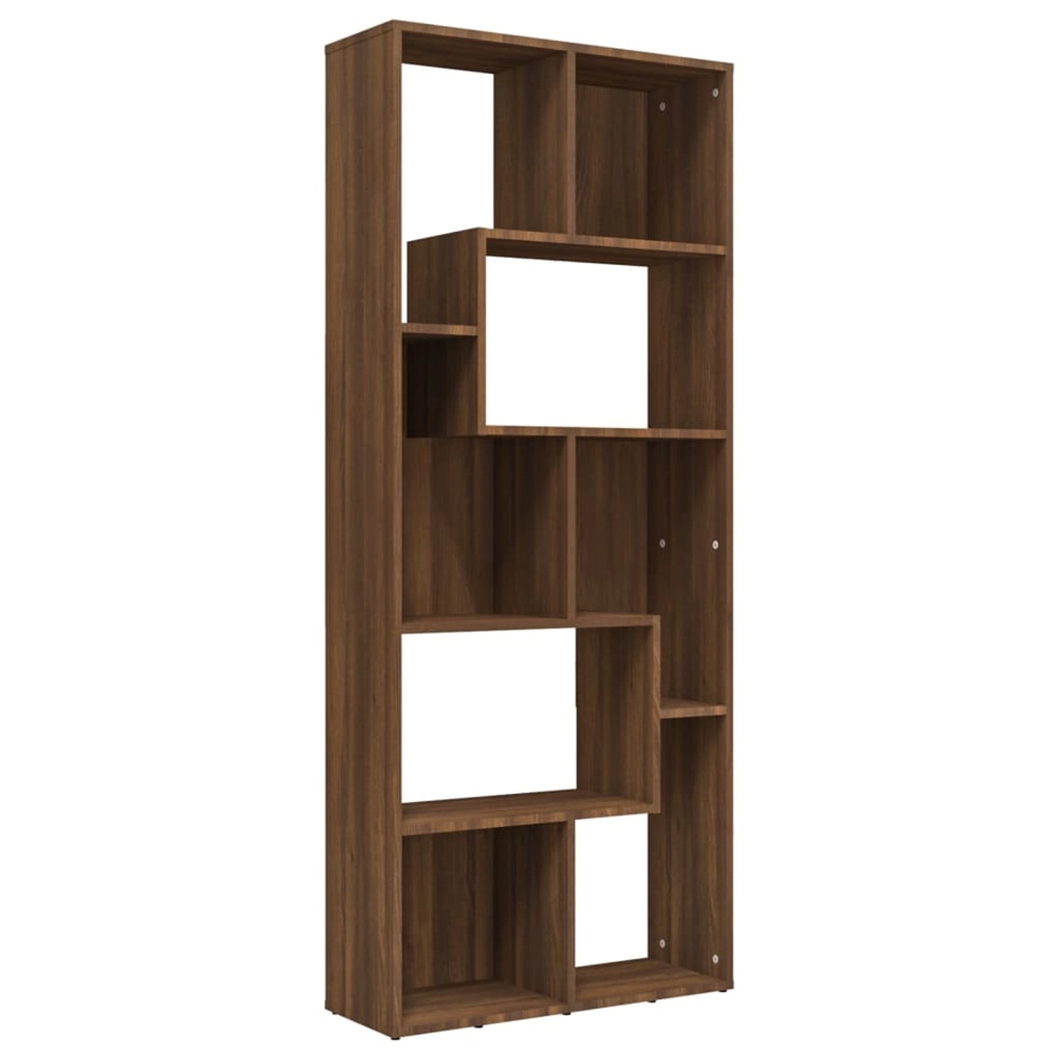 vidaXL Bücherregal Bücherregal Braun Eiche 67x24x161 cm Spanplatte günstig online kaufen