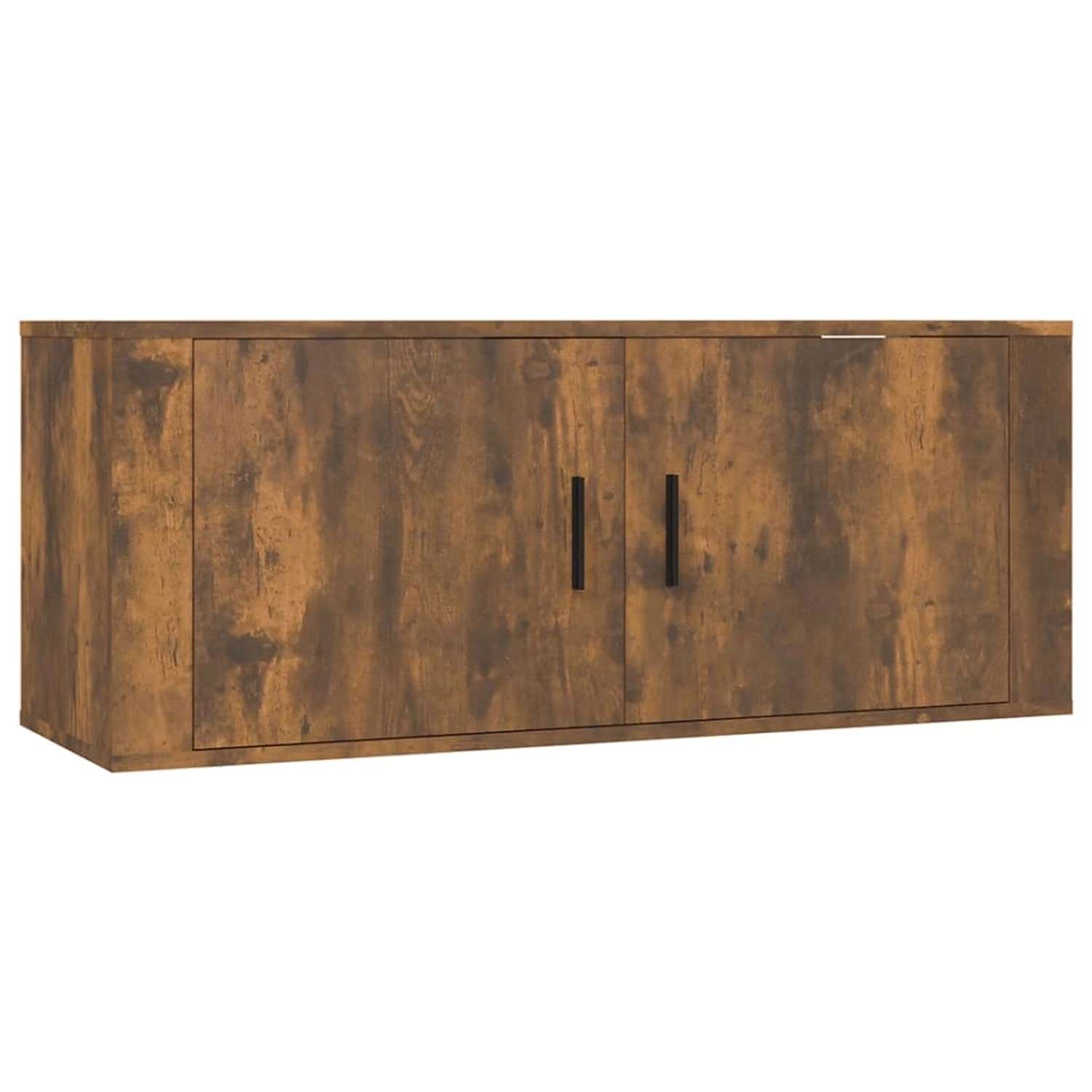 vidaXL TV-Wandschrank Räuchereiche 100x34,5x40 cm 816637