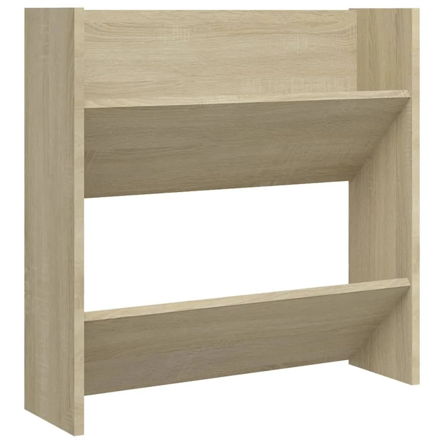 vidaXL Wand-Schuhschrank Sonoma-Eiche 60x18x60 cm Holzwerkstoff 806723