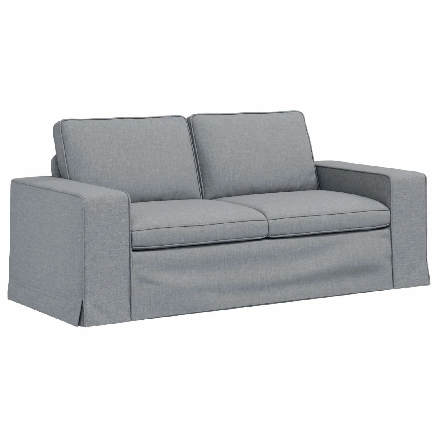 vidaXL Sofa Hellgrau 182 x 80 x 82 cm Stoff 42024390