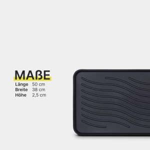 Bestlivings Schuhabtropfschale 2er-Pack, 50x38cm, aus Polypropylen, für saubere Böden.