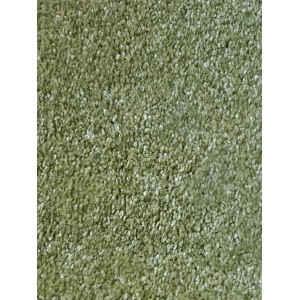 Detailansicht: Grüner Teppichboden Turin als Meterware, Breite 500 cm.