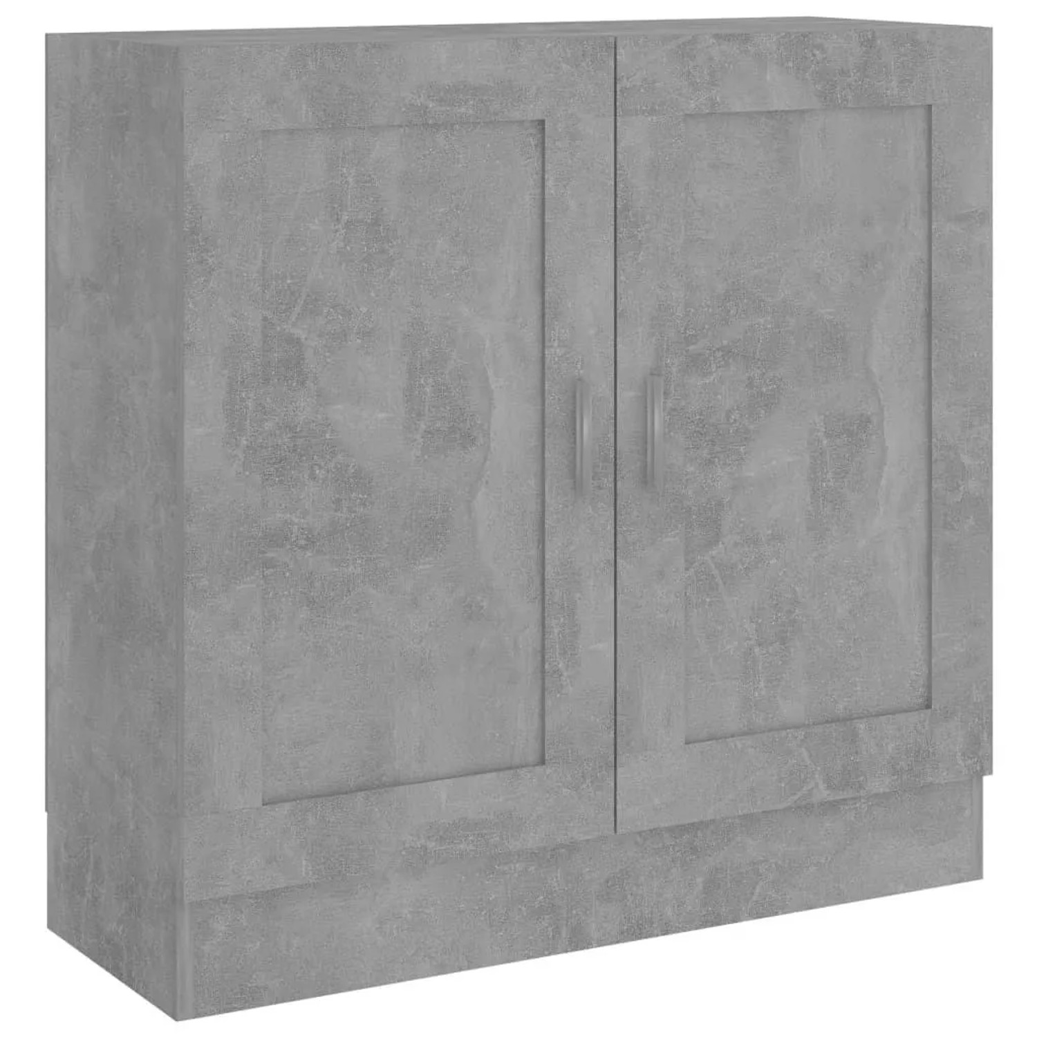vidaXL Bücherschrank Betongrau 82,5x30,5x80 cm Holzwerkstoff 802709