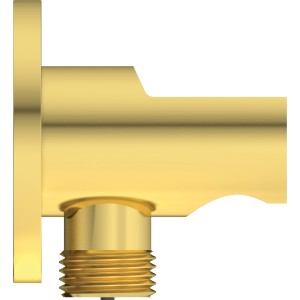 Ideal Standard Brausehalter Idealrain Atelier, rund, Brushed Gold.