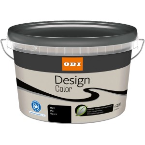 Eimer OBI Design Color matt Stone, 1 Liter, für bunte Wandfarben.