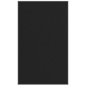 vidaXL Fußmatte Schwarz 90x150 cm 4105607