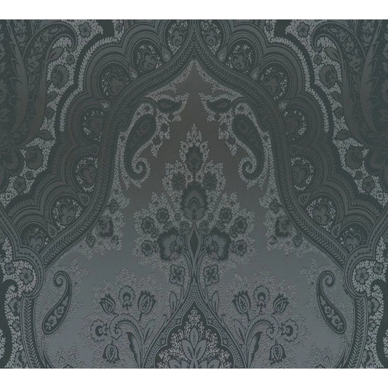 Tadessi Tapete Ornament M1-No.1855 Vliestapete in Schwarz