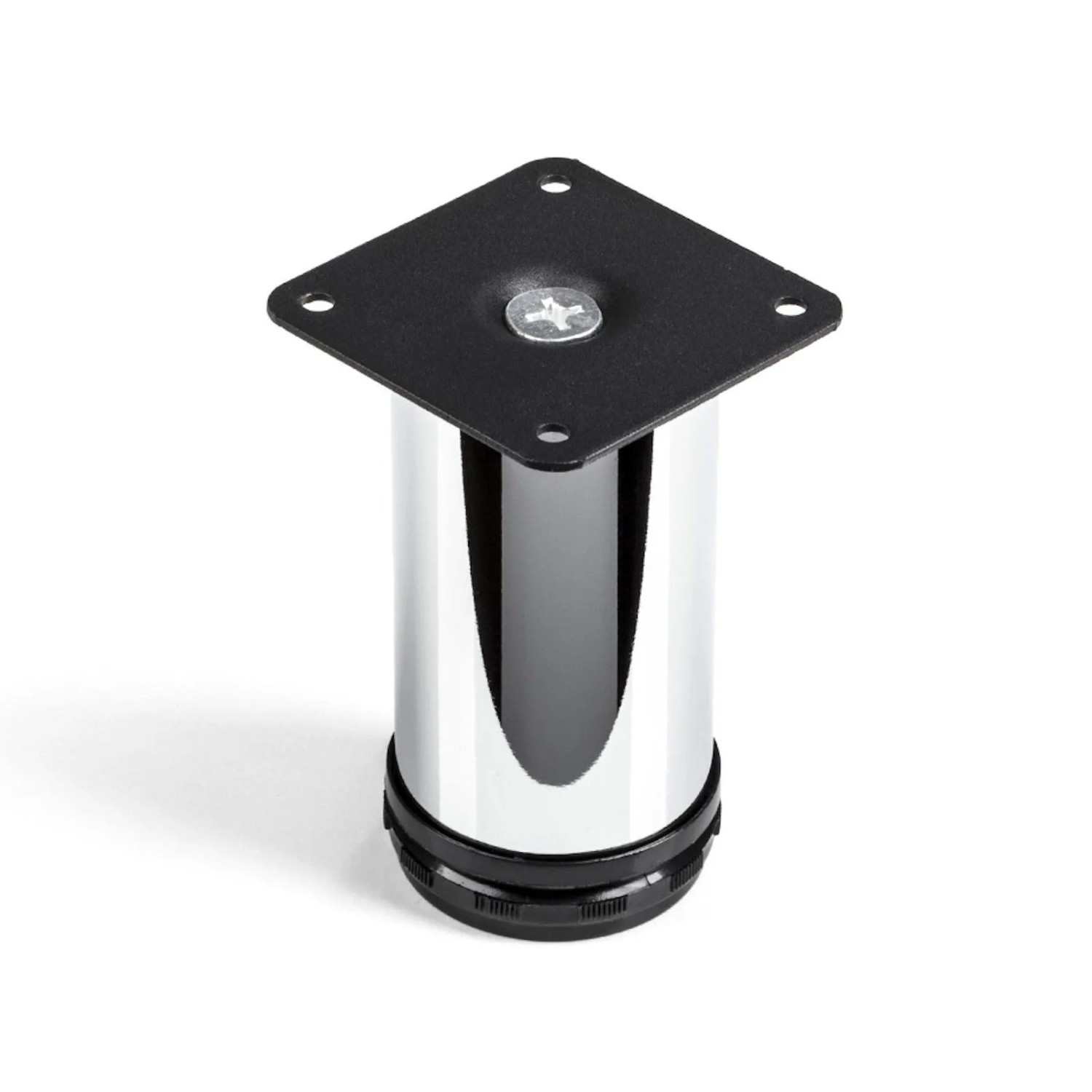 SOTECH 4er Set Möbelfuß JIMMY Ø50 mm Höhe 100 mm Chrom Poliert